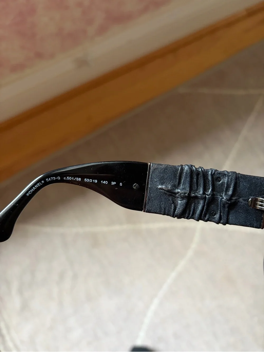 CHANEL polarized Rectangle Logo-Accent Sunglasses